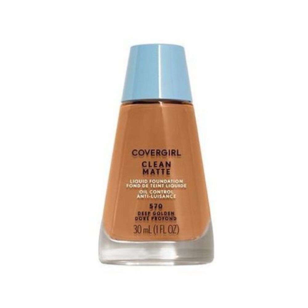 COVERGIRL Clean Matte Liquid Foundation - Deep Golden 570